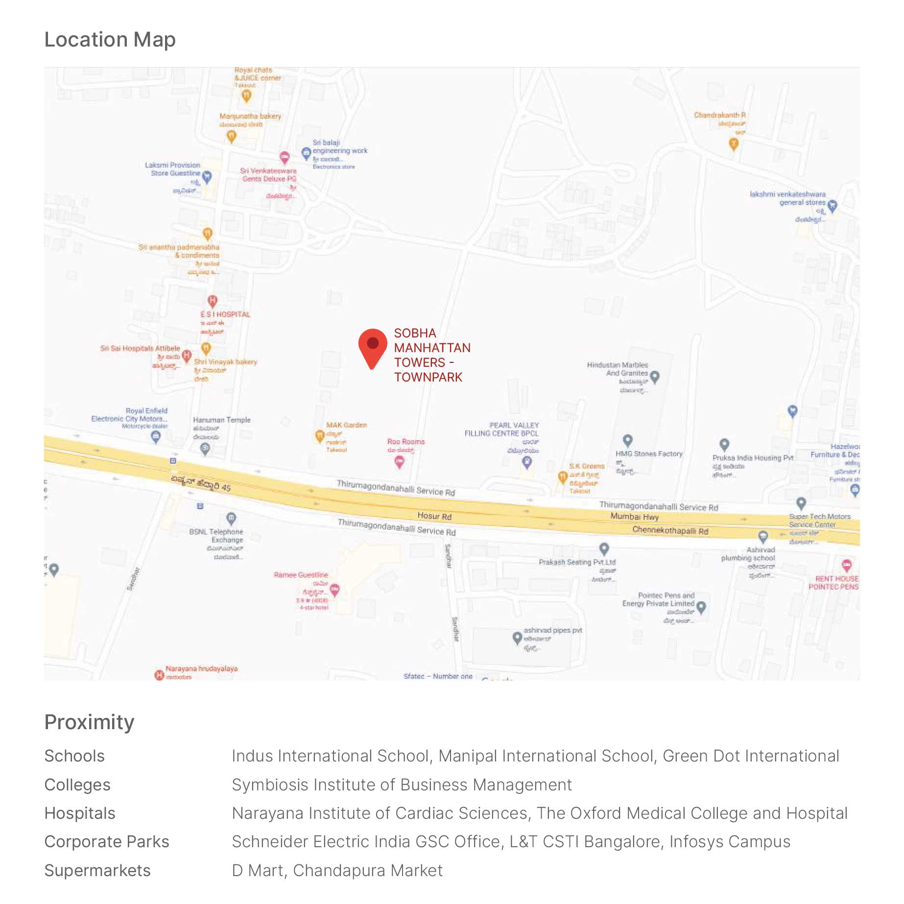 Sobha Manhattan Towers Town Park